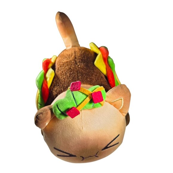 Catface Plush Taco Cat Stuffed Animal By Warren James toy hamburger whimsical - Picture 1 of 8